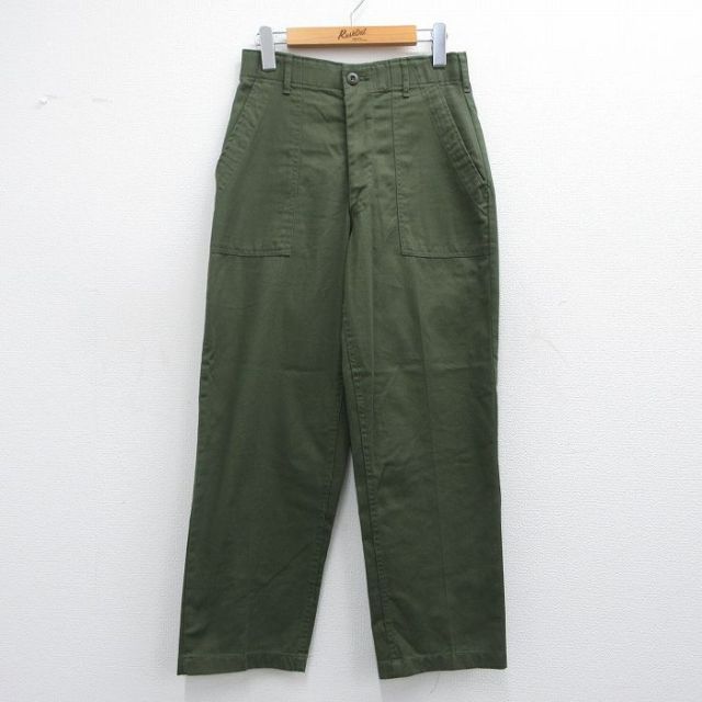 古着 ビンテージ ミリタリー ベイカー パンツ レディース 70年代 70s USA製 タロン 緑 グリーン 【spe】 25mar31 中古 ボトムス