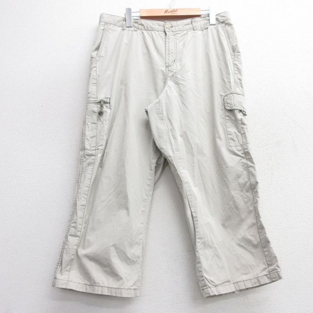 古着 コロンビア COLUMBIA パンツ レディース 00年代 00s コットン 薄ベージュ カーキ 25apr25 中古 ボトムス