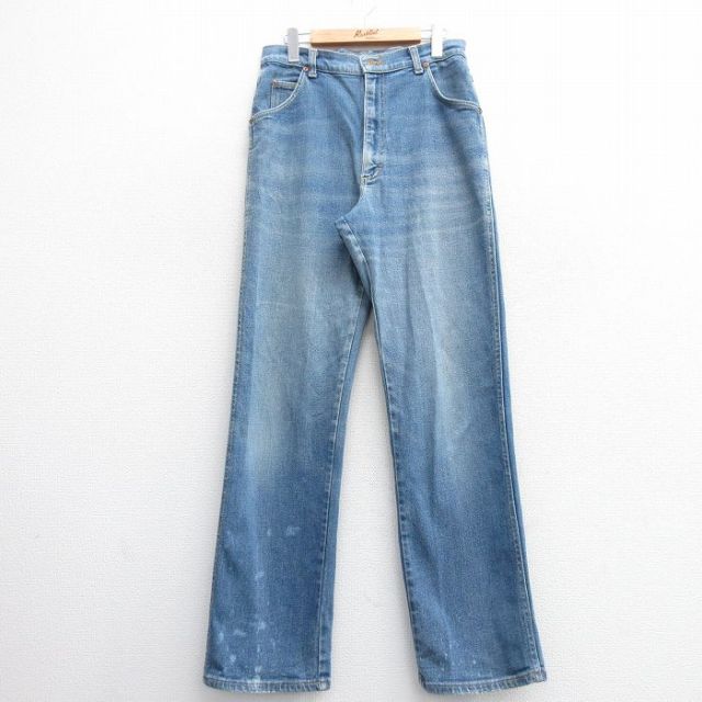 【50%OFF】古着 リー Lee ジーンズ レディース 80年代 80s ヒゲ USA製 タロン 紺 ネイビー デニム 25apr25 中古 ボトムス ジーパン Gパン ロング パンツ