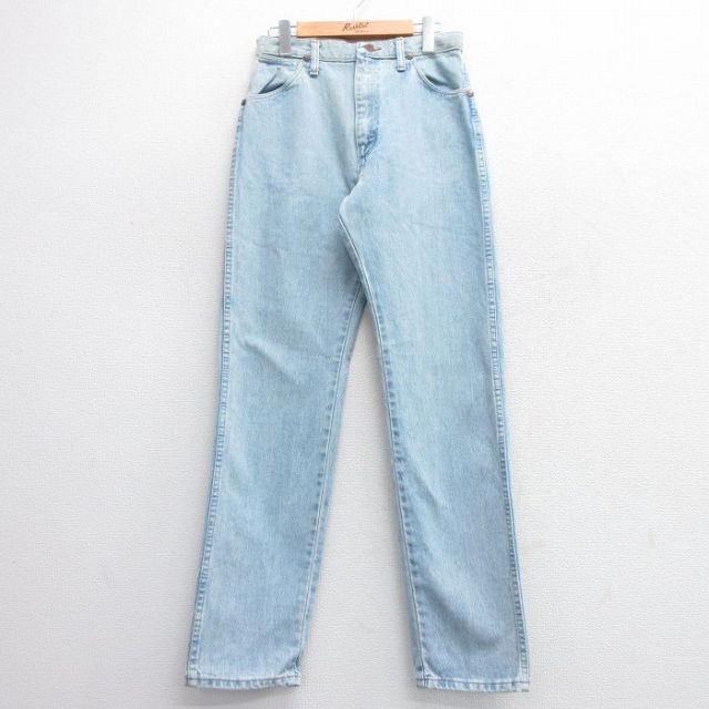 【50%OFF】古着 ラングラー Wrangler ジーンズ レディース 90年代 90s コットン 紺 ネイビー デニム 25apr25 中古 ボトムス ジーパン Gパン ロング パンツ