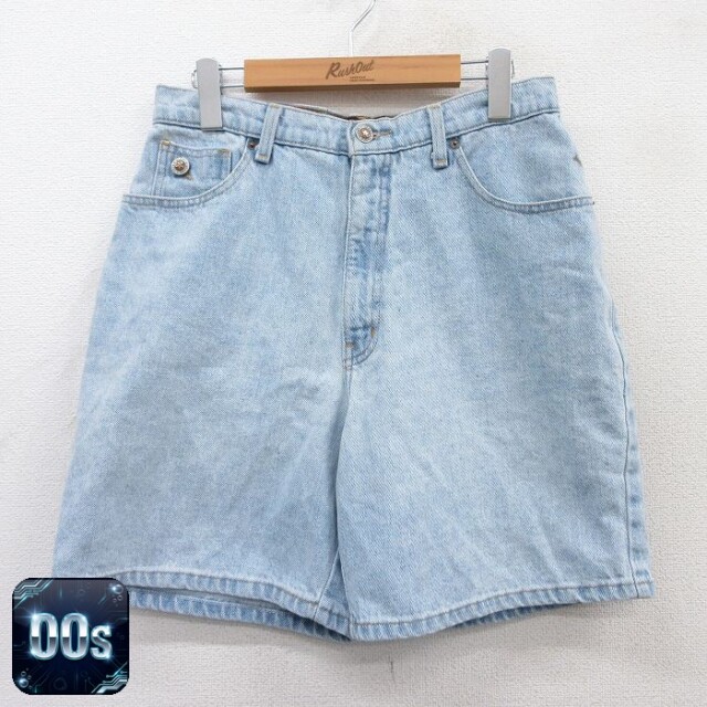 【50%OFF】古着 FADED GLORY ショート パンツ レディース 00年代 00s コットン タロン 薄紺 ネイビー デニム 25may09 中古 ボトムス 短パン ショーパン ハーフ