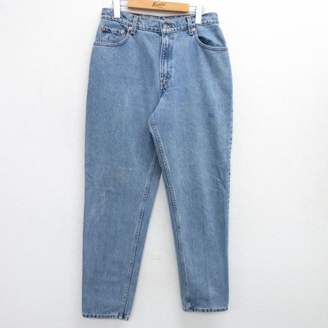 古着 リーバイス Levis 550 ジーンズ レディース 00年代 00s コットン 紺 ネイビー デニム 25may16 中古 ボトムス ジーパン Gパン ロング パンツ