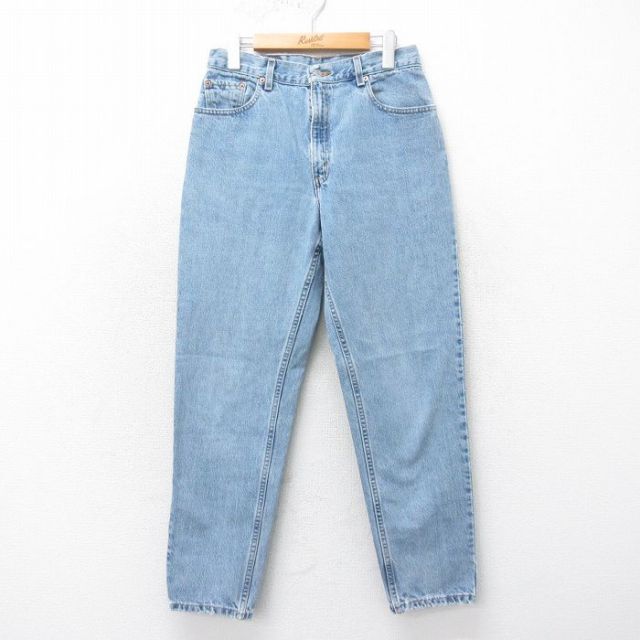 古着 リーバイス Levis 550 ジーンズ レディース 00年代 00s テーパード コットン 紺 ネイビー デニム 25may22 中古 ボトムス ジーパン Gパン ロング パンツ