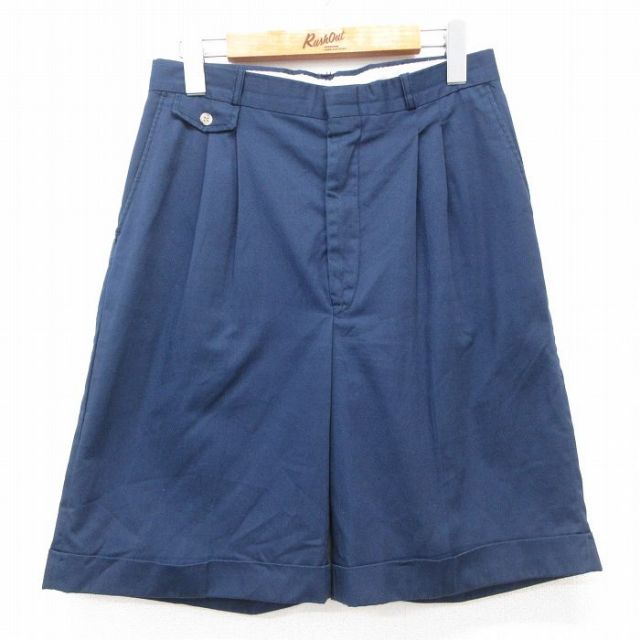 古着 ショート パンツ ショーツ レディース 80年代 80s USA製 タロン 紺 ネイビー 25jun27 中古 ボトムス 短パン ショーパン ハーフ