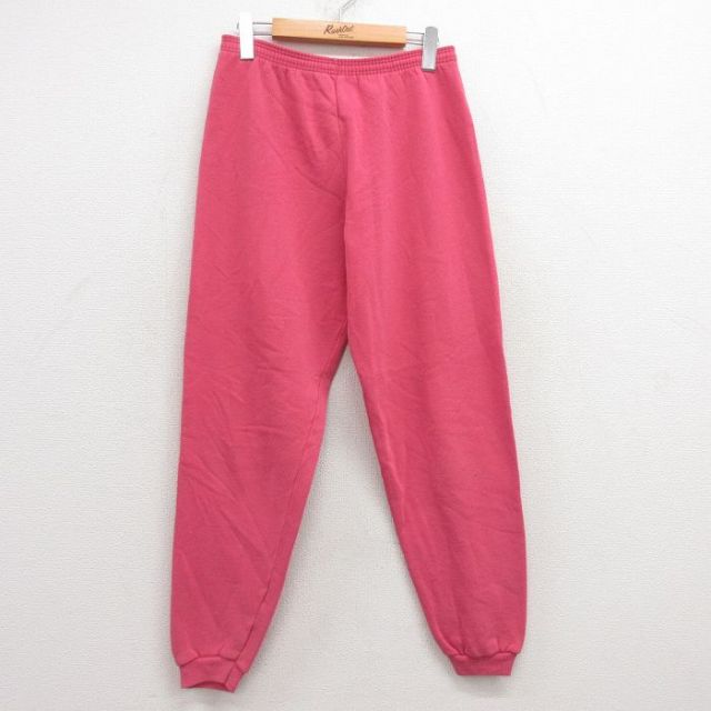 古着 ヘインズ Hanes スウェット レディース 90年代 90s 無地 USA製 ピンク 25jun27 中古 ボトムス
