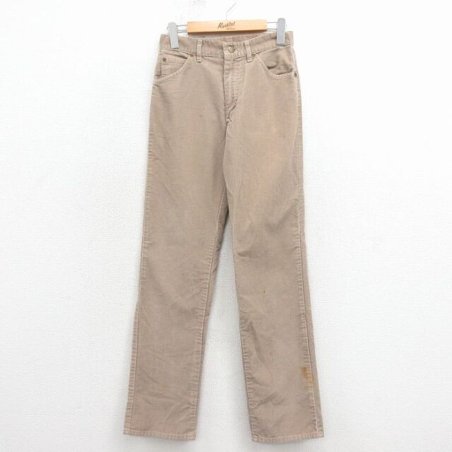 【20%OFF】古着 リー Lee コーデュロイ パンツ レディース ベージュ 26jan23