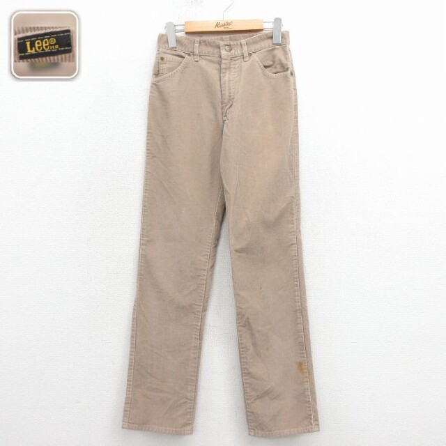 【50%OFF】古着 リー Lee コーデュロイ パンツ レディース ベージュ 26jan23