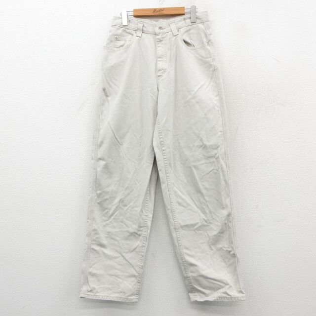 【20%OFF】古着 リー Lee パンツ レディース 90年代 90s コットン USA製 白系 26feb09