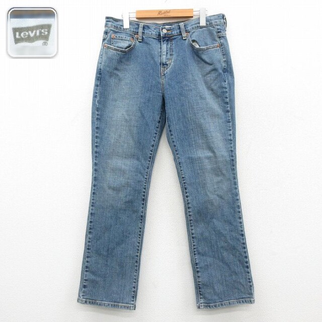 【50%OFF】古着 リーバイス Levis 505 ジーンズ レディース 紺 デニム 26feb09
