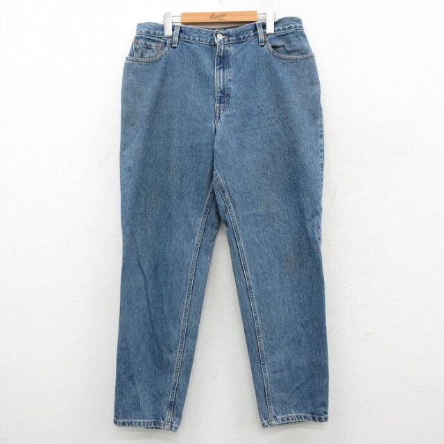 古着 リーバイス Levis 550 ジーンズ レディース 00年代 00s テーパード コットン 紺 デニム【spe】 26feb09