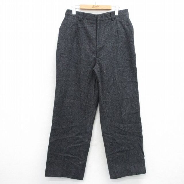 【20%OFF】古着 エルエルビーン パンツ レディース 80年代 80s USA製 黒 霜降り 26feb21