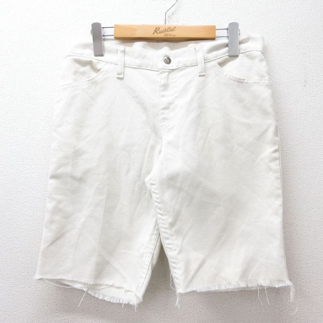 古着 リーバイス Levis パンツ ショーツ レディース 70年代 70s ビッグE 白 26may01