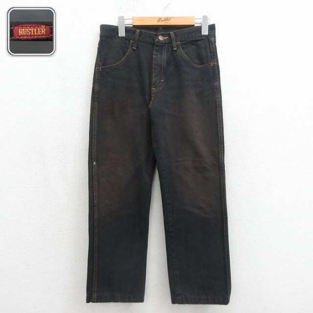 【20%OFF】古着 ラスラー ジーンズ レディース こげ茶 デニム 26may12