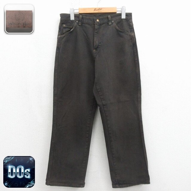 【20%OFF】古着 ラングラー ジーンズ レディース 00年代 00s こげ茶 デニム 26may12