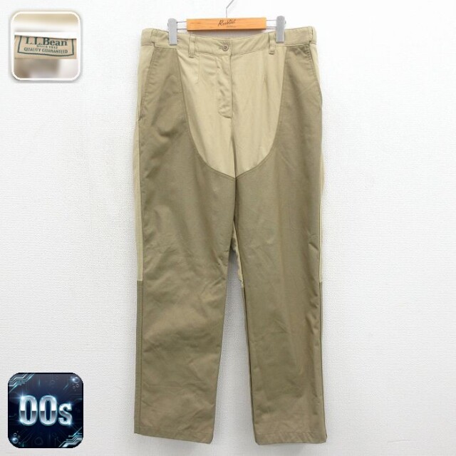 古着 エルエルビーン ハンティング パンツ レディース 00年代 00s ベージュ 26jun19