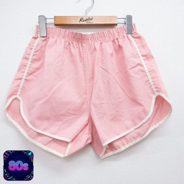 古着 ショート パンツ ショーツ レディース 80年代 80s ピンク 26aug06