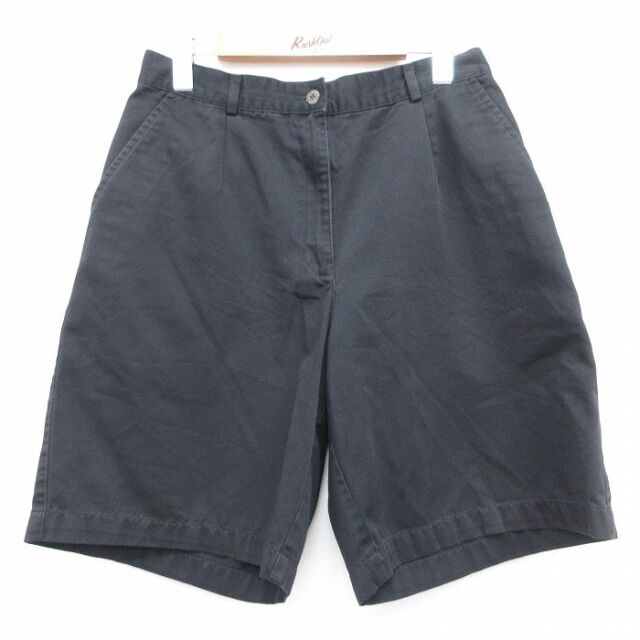 古着 エルエルビーン ショート パンツ レディース 90年代 90s ブラック 26aug06