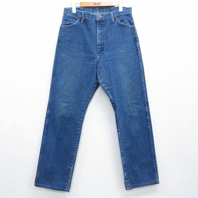 古着 ラングラー ジーンズ レディース 90年代 90s コットン USA製 ネイビー デニム 26aug06