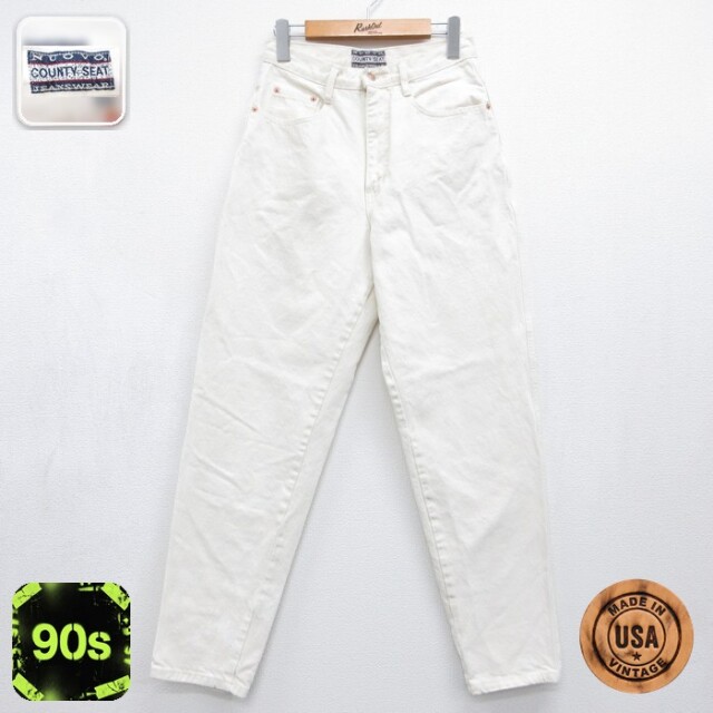 古着 COUNTY SEAT パンツ 90年代 90s ジーンズ レディース コットン デニム USA製 26aug31