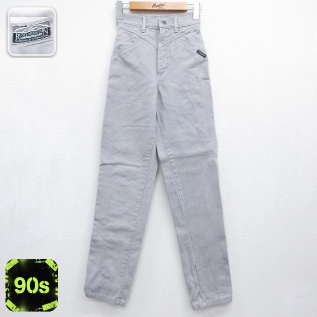 古着 ROCKIES パンツ コットン 90年代 90s レディース タロン グレー 26aug31