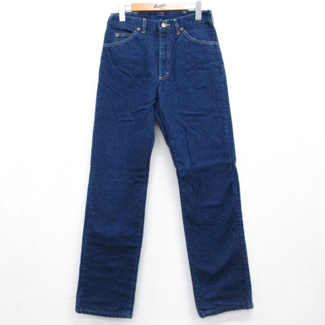 古着 リー Lee エルエルビーン メンズ 80年代 80s ジーンズ タロン コットン USA製 ネイビー 26aug31