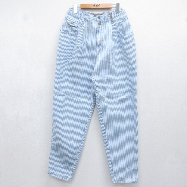 古着 Levi's リーバイス パンツ ヒッコリー コットン ブルー 00年代 00s ストライプ 26aug31