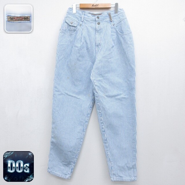 古着 Levi's リーバイス パンツ ヒッコリー コットン ブルー 00年代 00s ストライプ 26aug31