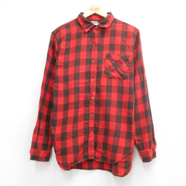 古着 Denim&Supply ラルフローレン ブランド 長袖 シャツ バッファロー コットン レディース チェック 26aug26