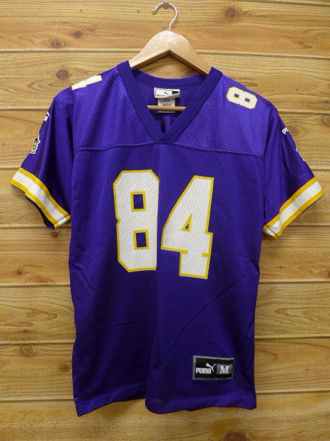 古着 フットボール Tシャツ puma プーマ NFL ミネソタバイキングス 紫/15sep15【n】