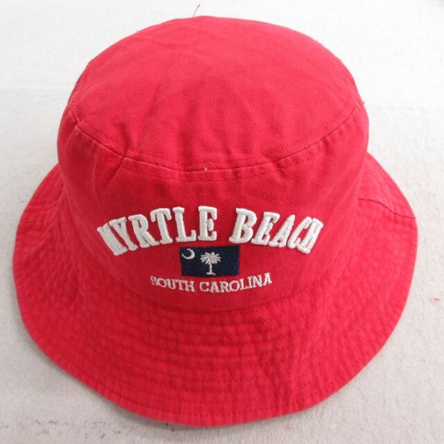 中古 ハット サウスカロライナ コットン 赤 レッド 25jul01