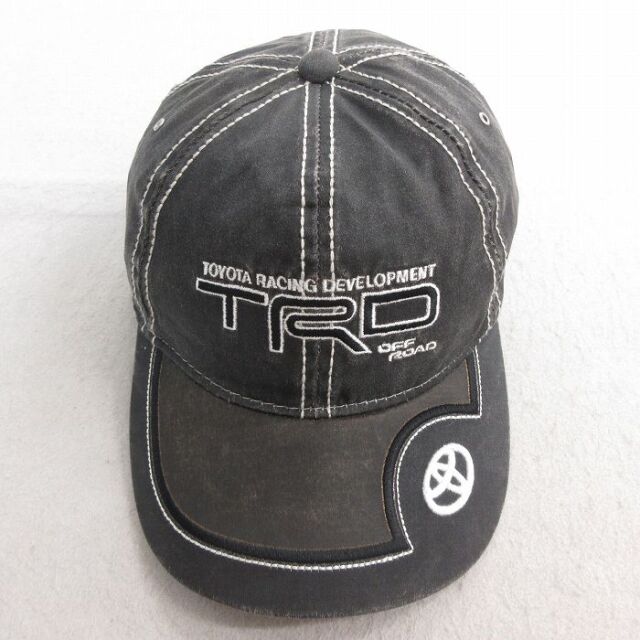 中古 キャップ TRD トヨタ 刺繍 黒 ブラック 25jul01