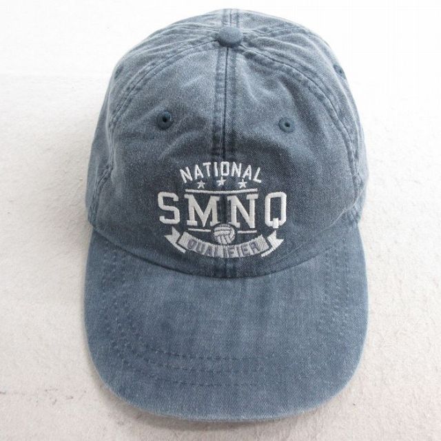 中古 キャップ SMNO 刺繍 コットン グレー 25jul03