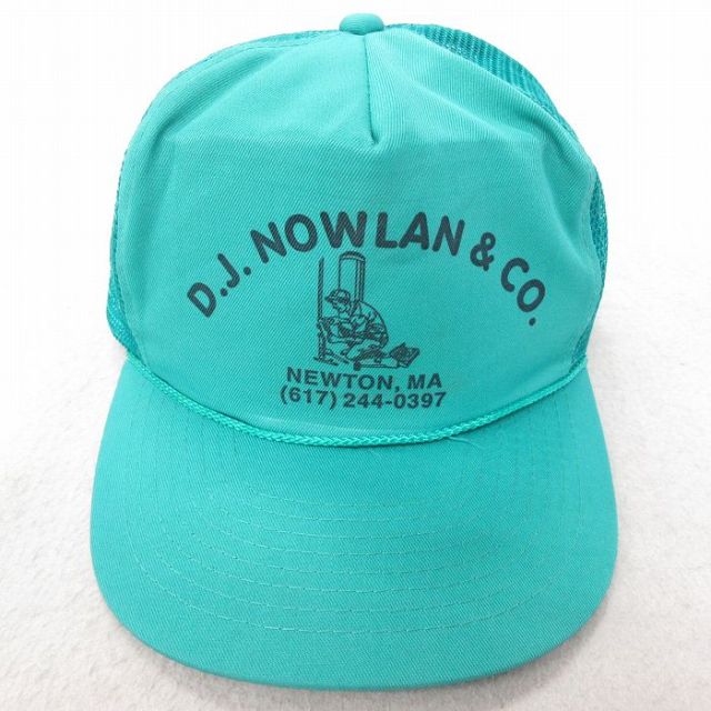 中古 メッシュ キャップ NEWTON 青緑 25jul22