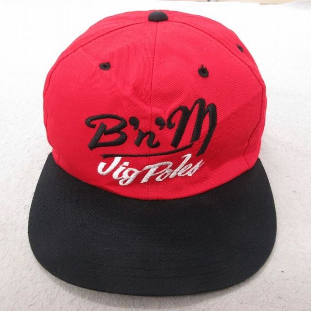 中古 キャップ Bnm ツートンカラー 赤 レッド 25jul23