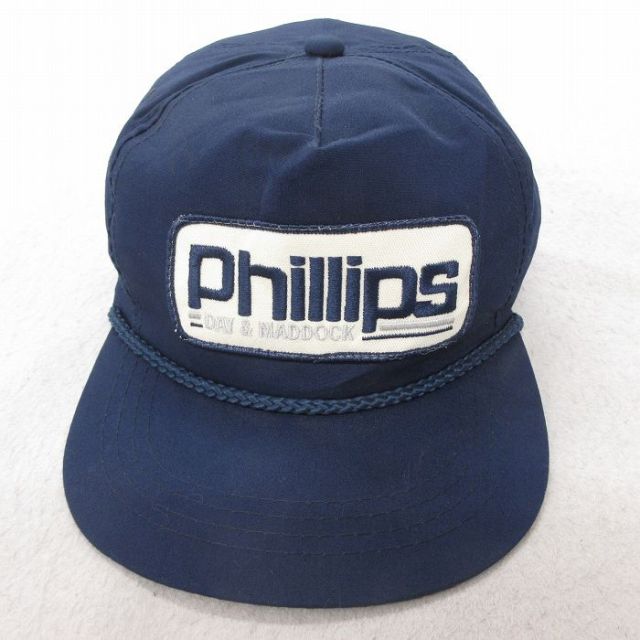 中古 キャップ Phillips 紺 ネイビー 25jul23