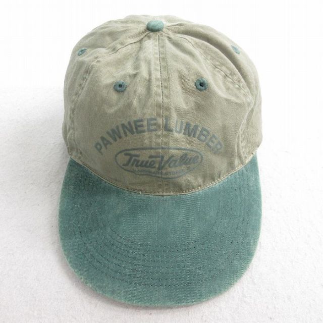 中古 キャップ True Value ツートンカラー コットン ベージュ他 カーキ 25jul28