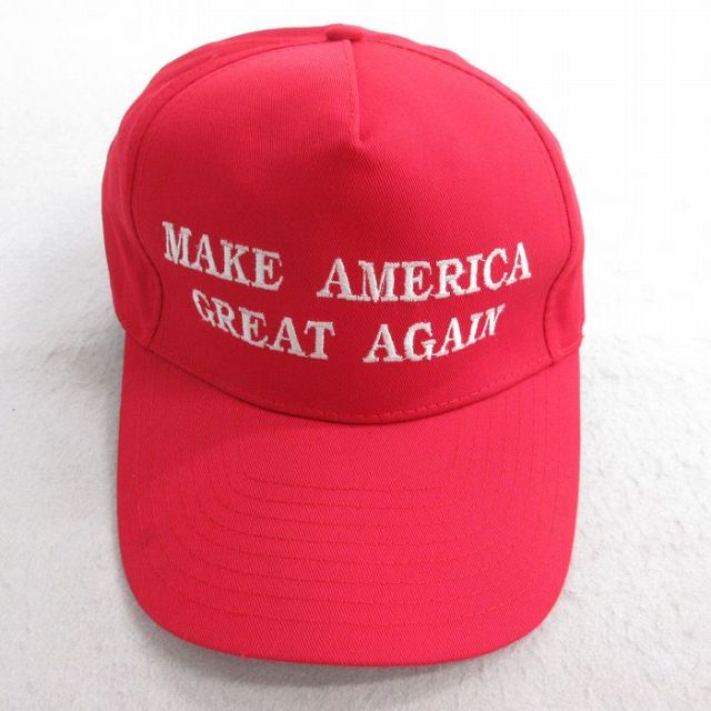 中古 キャップ 90年代 90s MAKE AMERICAN 赤 レッド 25jul28