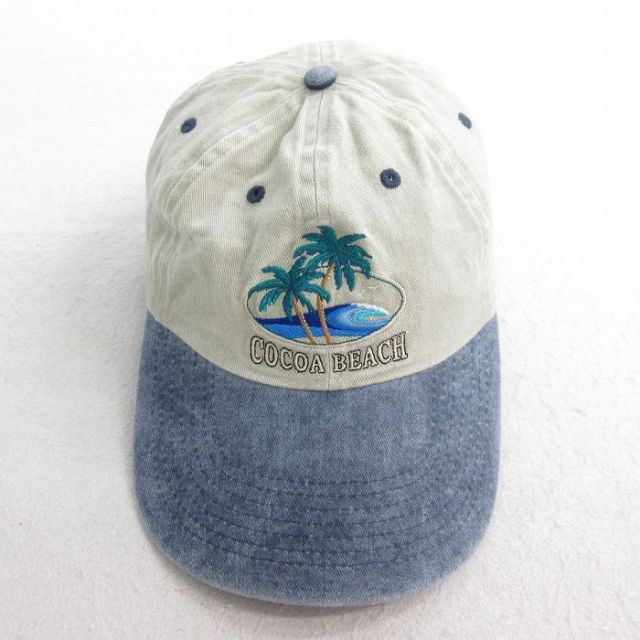 sea キャップ　新品　人気色COCOA 古着通販 中古 キャップ ヤシの木 COCOA BEACH 刺繍 ツートン