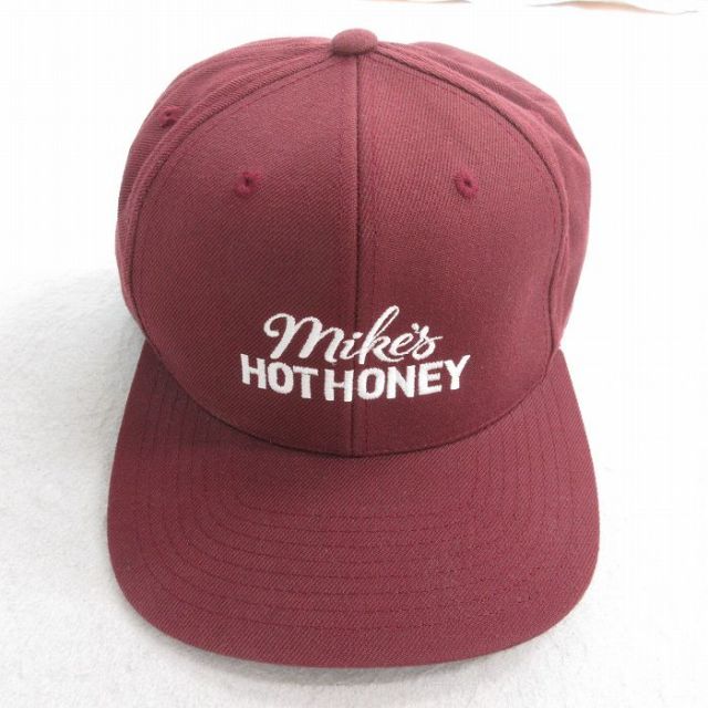 中古 キャップ mikes HOT HONEY 刺繍 エンジ 25jul28