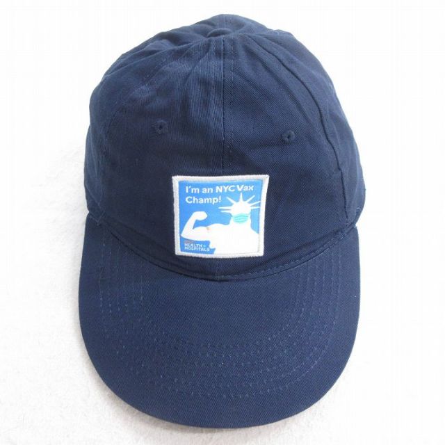 中古 キャップ NYC コットン 紺 ネイビー 25jul28