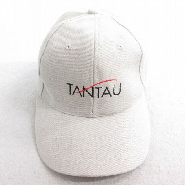 【20%OFF】中古 キャップ TANTAU 刺繍 ベージュ カーキ 25jul28