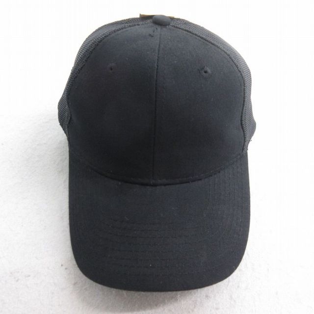 中古 メッシュ キャップ デッドストック 黒 ブラック 25aug01