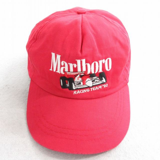 激レア マルボロ ヒップホップキャップ レア 90s マルボロ タバコ銘柄 リザードロック ロゴキャップ