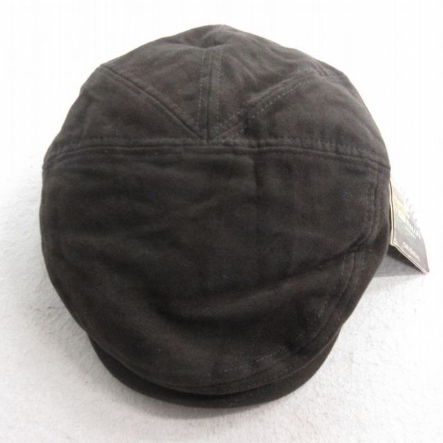 中古 ハンチング デッドストック こげ茶 ブラウン 25aug12