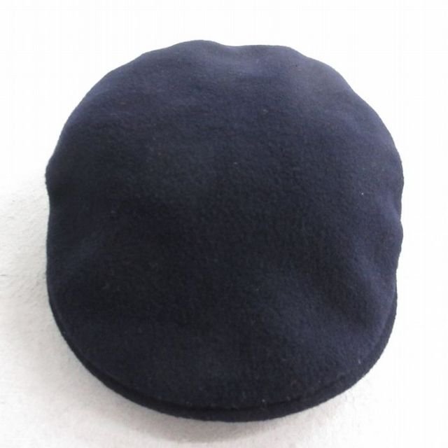 【50%OFF】中古 カンゴール KANGOL ハンチング 90年代 90s ウール イギリス製 紺 ネイビー 【spe】 25aug12