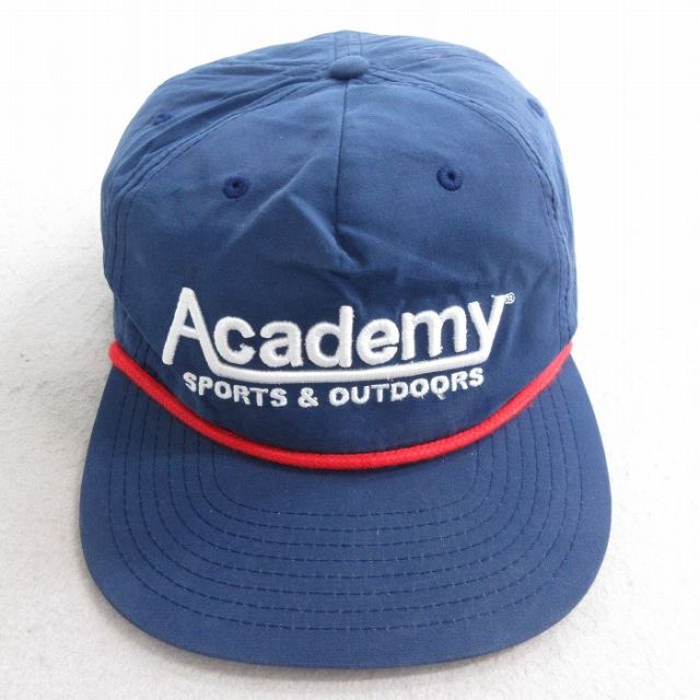 中古 キャップ Academy 刺繍 紺他 ネイビー 25aug26