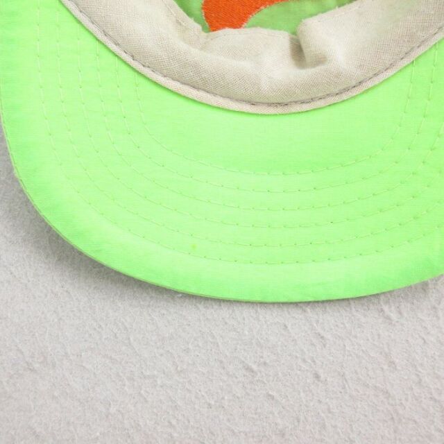 古着通販 中古 キャップ 90年代 90s ニューポート Newport 刺繍 黄緑