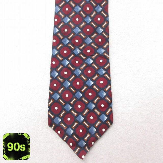 中古 ネクタイ 90年代 90s シルク エンジ 25jun30