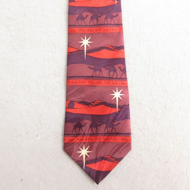 【50%OFF】中古 ネクタイ ラクダ シルク エンジ 25jul01