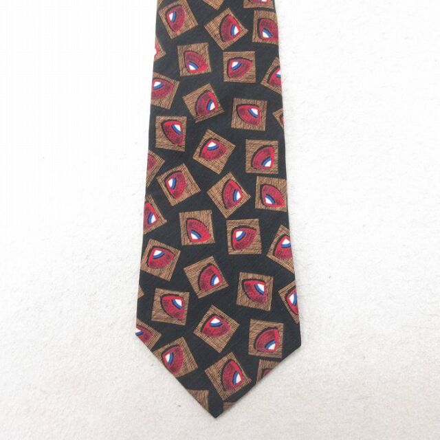 【20%OFF】中古 ビューグルボーイ ネクタイ 90年代 90s USA製 黒 ブラック 25jul01